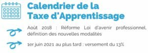 Calendrier taxe