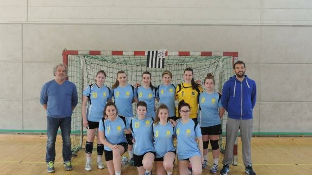 handballeuses lycée notre dame guingamp et montbareil